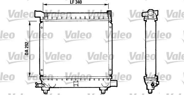 Valeo 810869 - Радіатор, охолодження двигуна autozip.com.ua