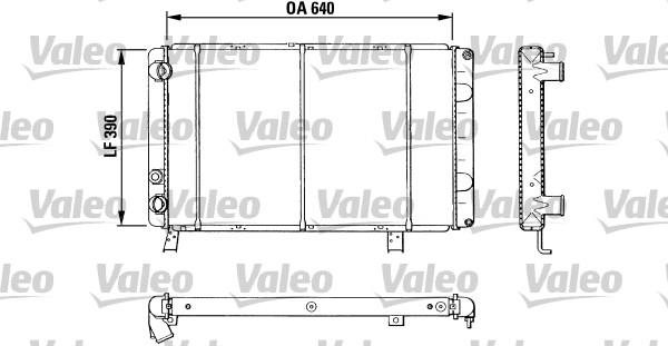 Valeo 810885 - Радіатор, охолодження двигуна autozip.com.ua