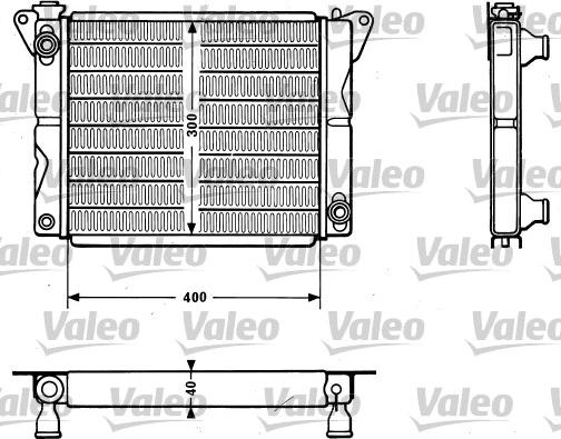 VALEO 810879 - Радіатор, охолодження двигуна autozip.com.ua