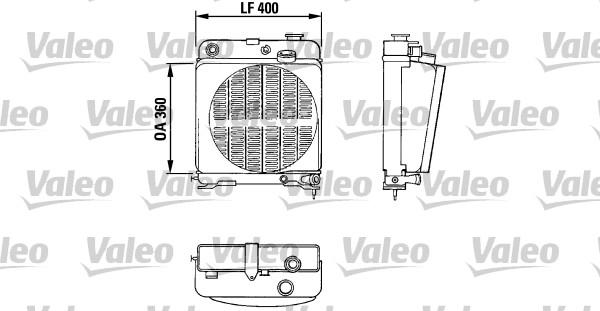 Valeo 810878 - Радіатор, охолодження двигуна autozip.com.ua