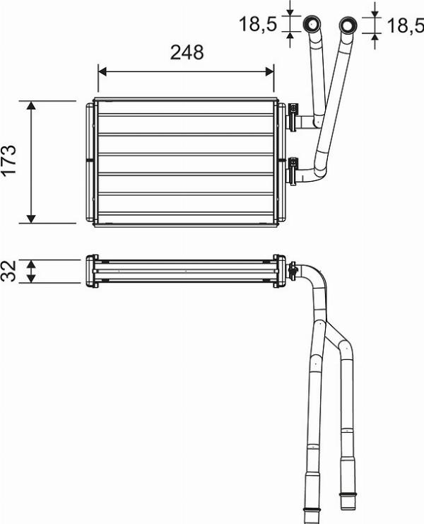 VALEO 811523 - Теплообмінник, опалення салону autozip.com.ua