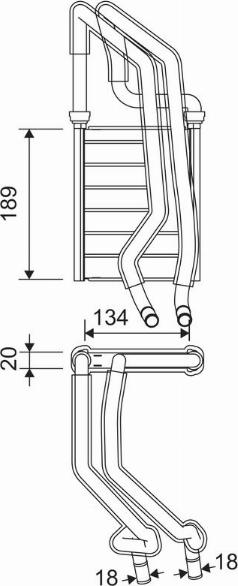 Valeo 811610 - Теплообмінник, опалення салону autozip.com.ua