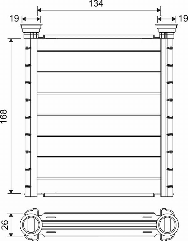 VALEO 811689 - Теплообмінник, опалення салону autozip.com.ua