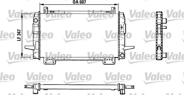 Valeo 811051 - Радіатор, охолодження двигуна autozip.com.ua