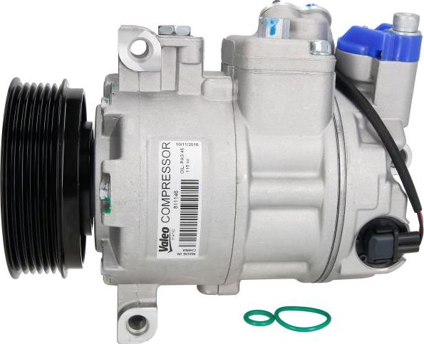 VALEO 811146 - Компресор, кондиціонер autozip.com.ua