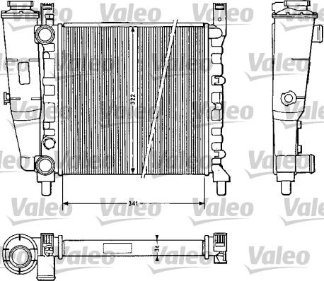 Valeo 811 385 - Радіатор, охолодження двигуна autozip.com.ua