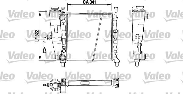 Valeo 811386 - Радіатор, охолодження двигуна autozip.com.ua