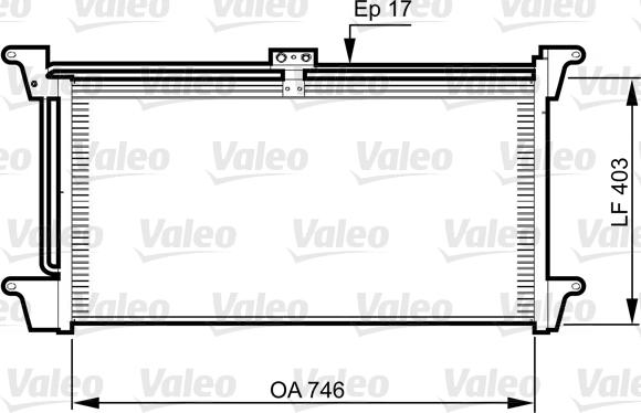 Valeo 818992 - Конденсатор, кондиціонер autozip.com.ua