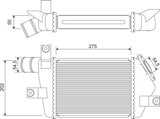 Valeo 818693 - Интеркулер autozip.com.ua