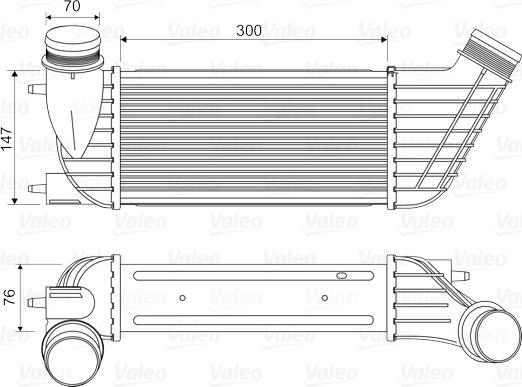 VALEO 818651 - Інтеркулер autozip.com.ua