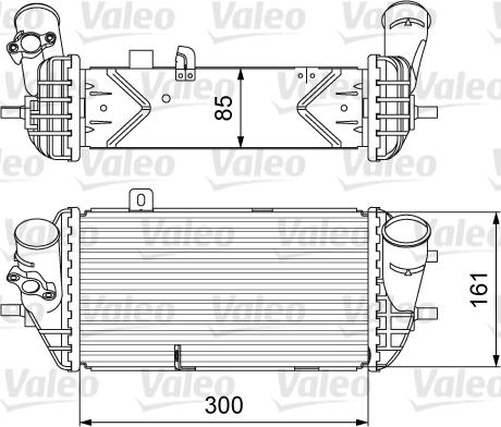 Valeo 818637 - Интеркулер autozip.com.ua