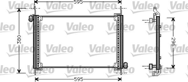 Valeo 818019 - Конденсатор, кондиціонер autozip.com.ua