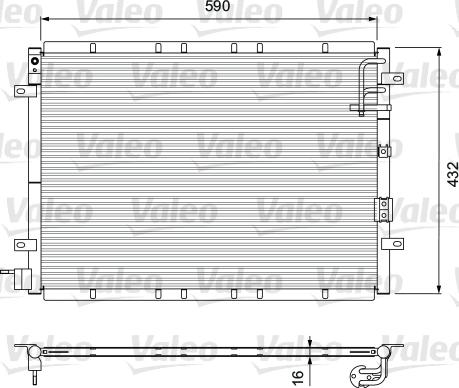 Valeo 818080 - Конденсатор, кондиціонер autozip.com.ua