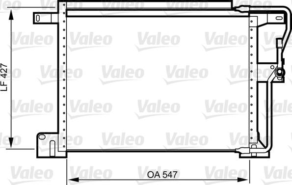 Valeo 818024 - Конденсатор, кондиціонер autozip.com.ua