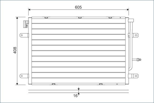 Valeo 818190 - Конденсатор, кондиціонер autozip.com.ua