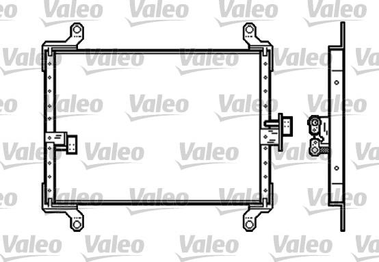 Valeo 818191 - Конденсатор, кондиціонер autozip.com.ua