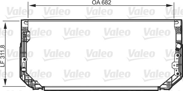 Valeo 818107 - Конденсатор, кондиціонер autozip.com.ua