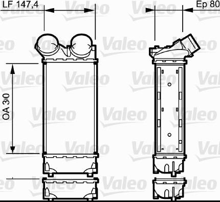 Valeo 818841 - Интеркулер autozip.com.ua