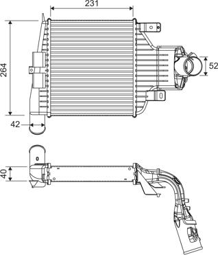 Valeo 818395 - Интеркулер autozip.com.ua