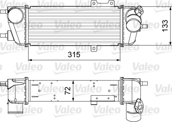 Valeo 818361 - Интеркулер autozip.com.ua