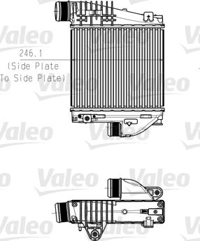 Valeo 818290 - Интеркулер autozip.com.ua