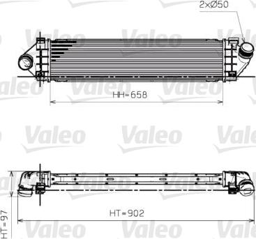 Valeo 818246 - Интеркулер autozip.com.ua