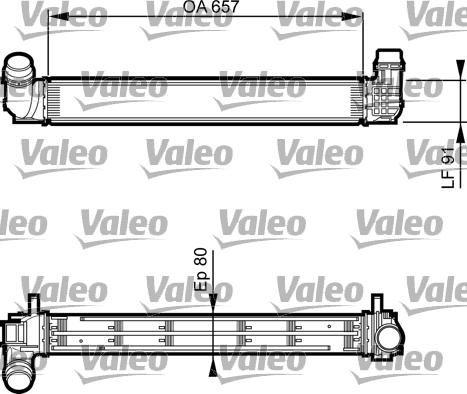 Valeo 818269 - Интеркулер autozip.com.ua