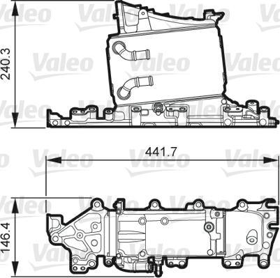 Valeo 818266 - Интеркулер autozip.com.ua