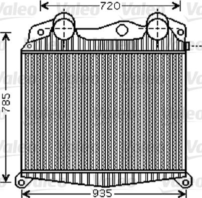 Valeo 818742 - Интеркулер autozip.com.ua