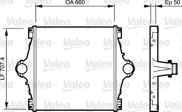 Valeo 818776 - Интеркулер autozip.com.ua