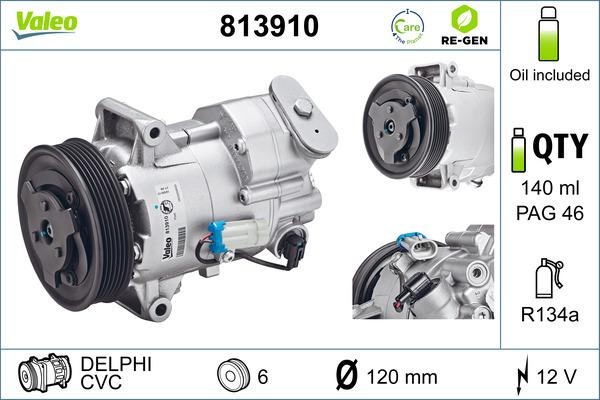 VALEO 813910 - Компресор, кондиціонер autozip.com.ua