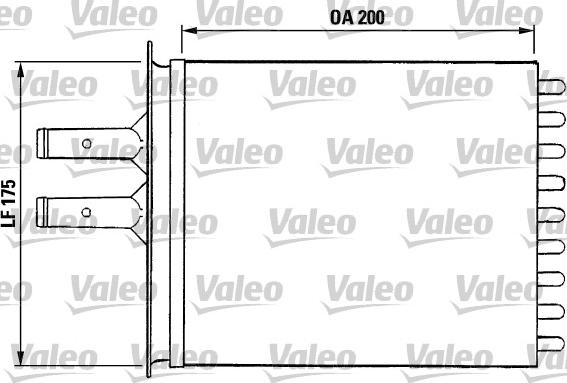 Valeo 812081 - Теплообмінник, опалення салону autozip.com.ua