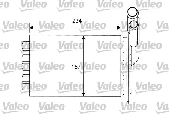 Valeo 812157 - Радіатор, охолодження двигуна autozip.com.ua