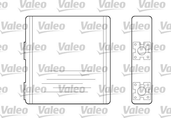 Valeo 812108 - Теплообмінник, опалення салону autozip.com.ua
