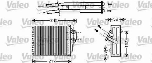 Valeo 812336 - Теплообмінник, опалення салону autozip.com.ua