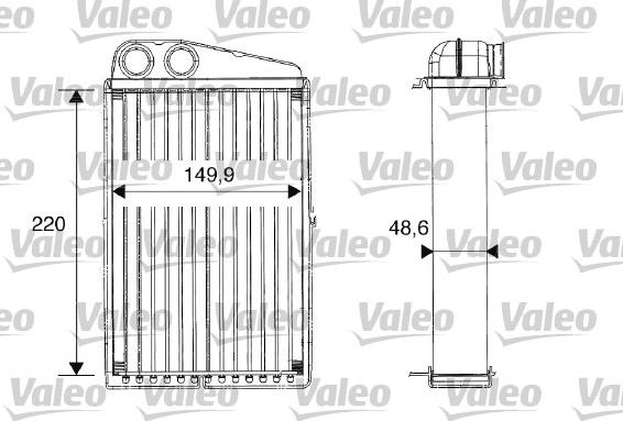 Valeo 812247 - Радіатор, охолодження двигуна autozip.com.ua