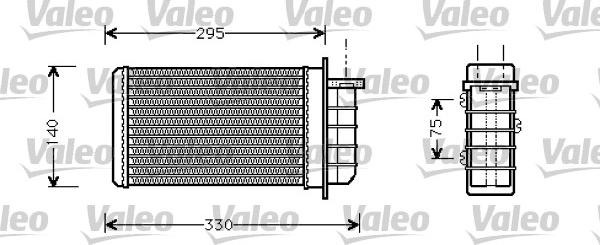 Valeo 812281 - Теплообмінник, опалення салону autozip.com.ua