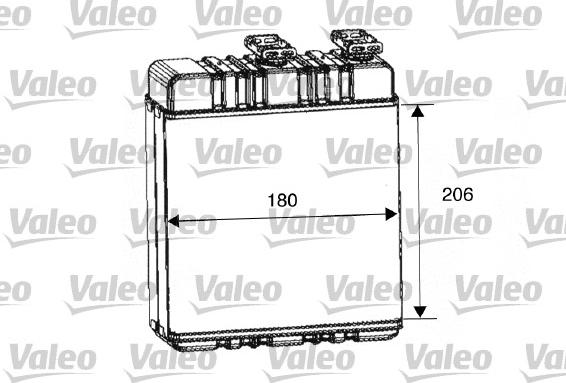 Valeo 812222 - Радіатор, охолодження двигуна autozip.com.ua