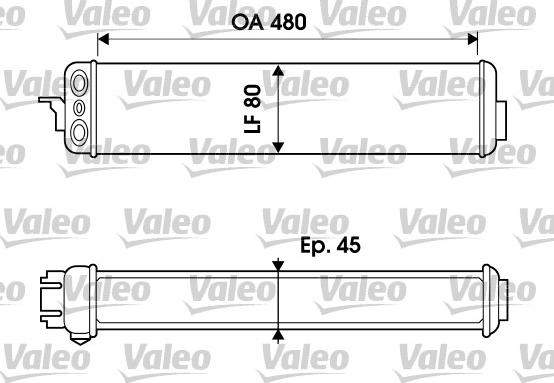 Valeo 817952 - Масляний радіатор, рухове масло autozip.com.ua