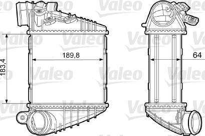 Valeo 817457 - Интеркулер autozip.com.ua