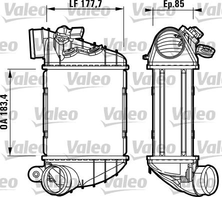 Valeo 817438 - Интеркулер autozip.com.ua