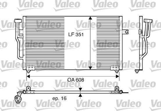 Valeo 817559 - Конденсатор, кондиціонер autozip.com.ua