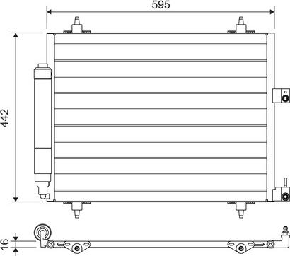 VALEO 817579 - Конденсатор, кондиціонер autozip.com.ua