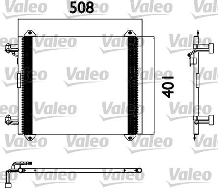 Valeo 817570 - Конденсатор, кондиціонер autozip.com.ua