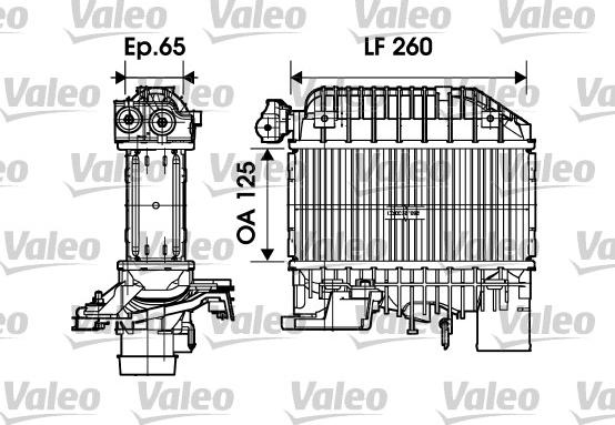 Valeo 817698 - Интеркулер autozip.com.ua