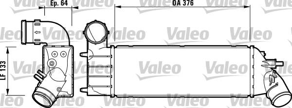 Valeo 817650 - Интеркулер autozip.com.ua