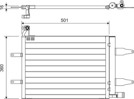 VALEO 817686 - Конденсатор, кондиціонер autozip.com.ua