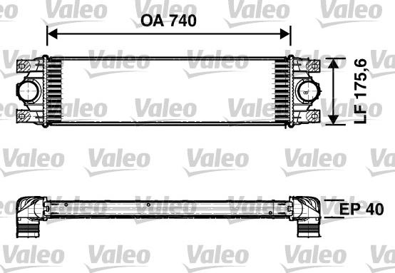 Valeo 817637 - Интеркулер autozip.com.ua