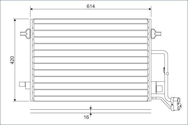 VALEO 817679 - Конденсатор, кондиціонер autozip.com.ua