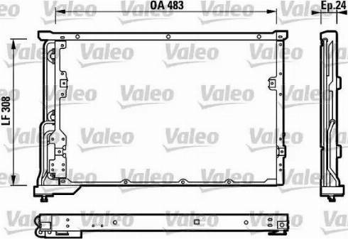 Valeo 817198 - Конденсатор, кондиціонер autozip.com.ua